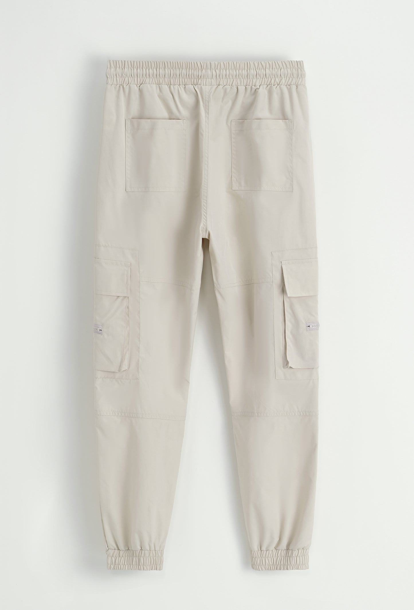 Cargo zippé beige