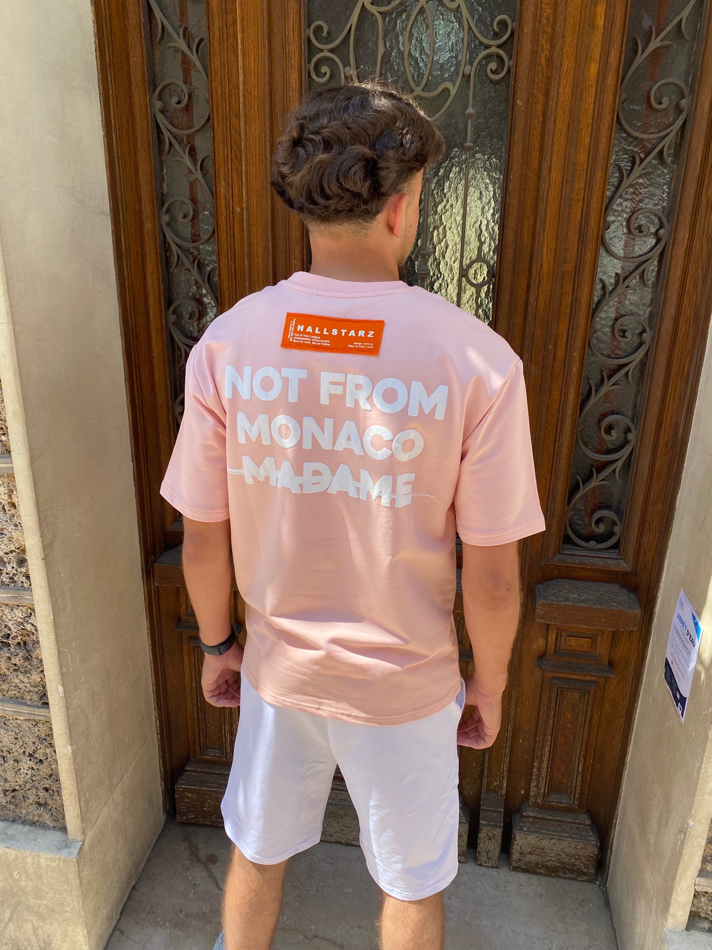 T-shirt Monaco saumon