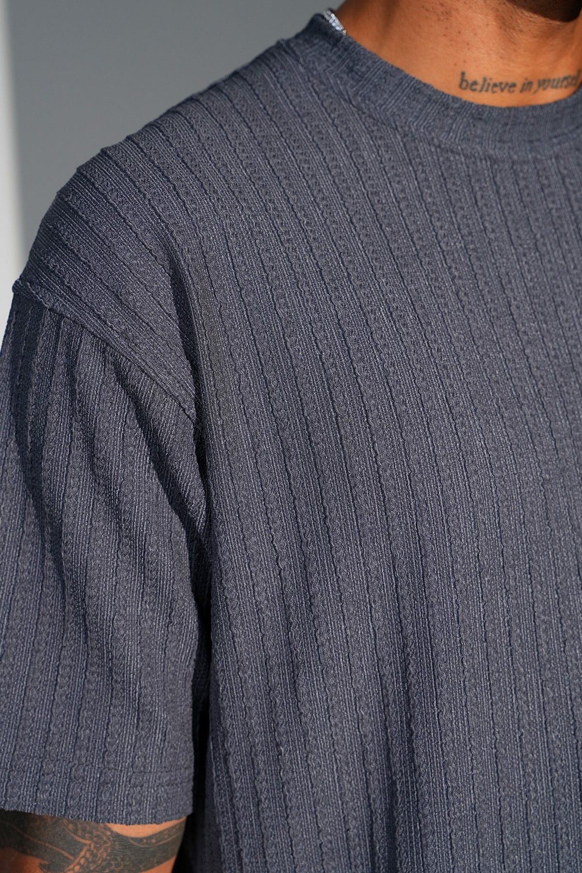 Ensemble "Urban Flow" – Gris Texturé