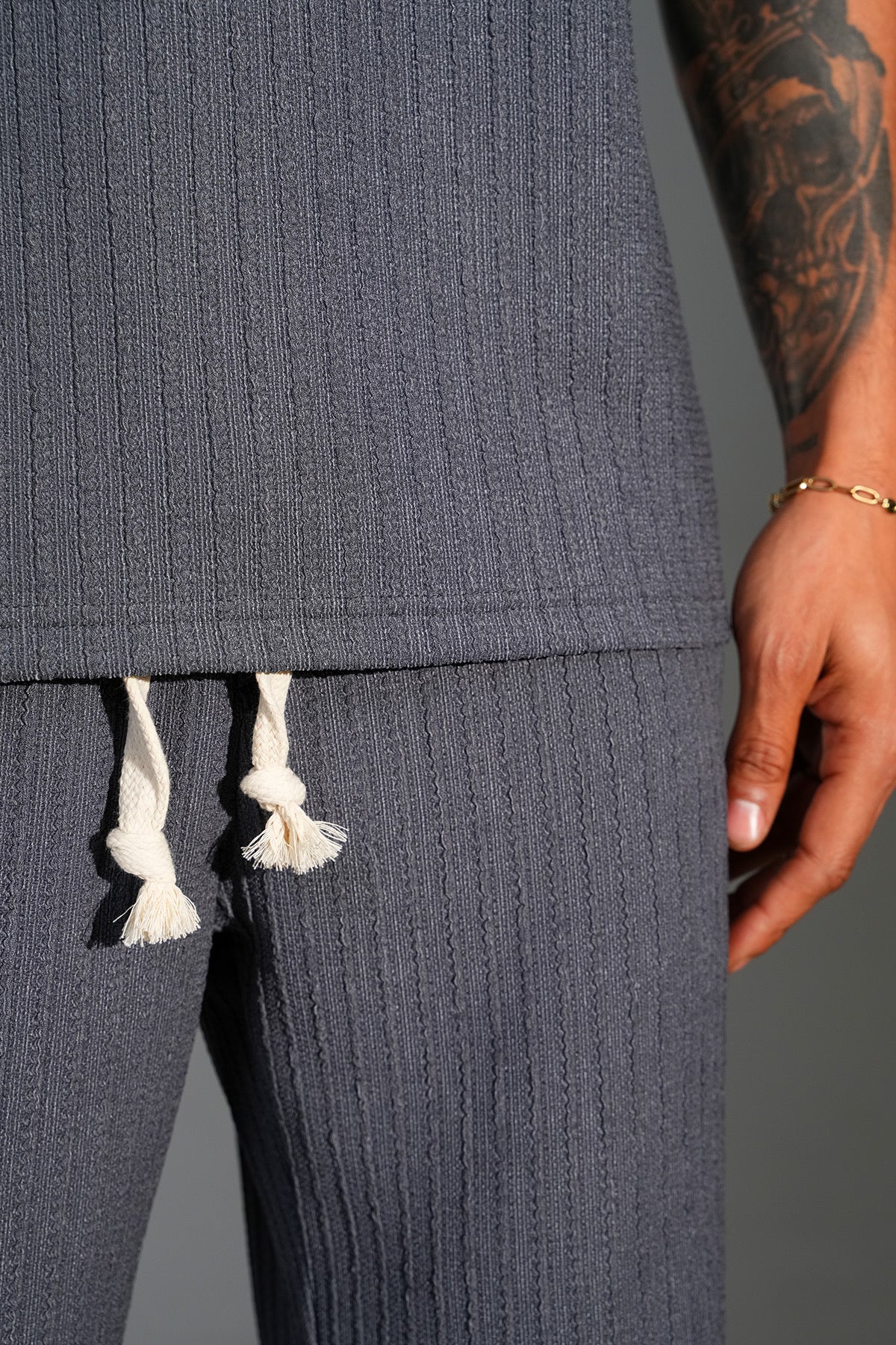 Ensemble "Urban Flow" – Gris Texturé