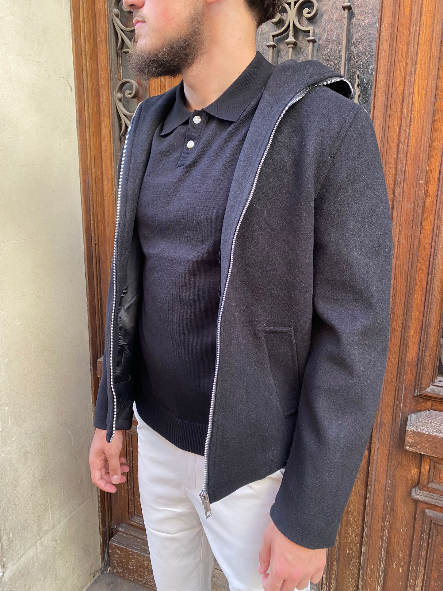 Veste à capuche