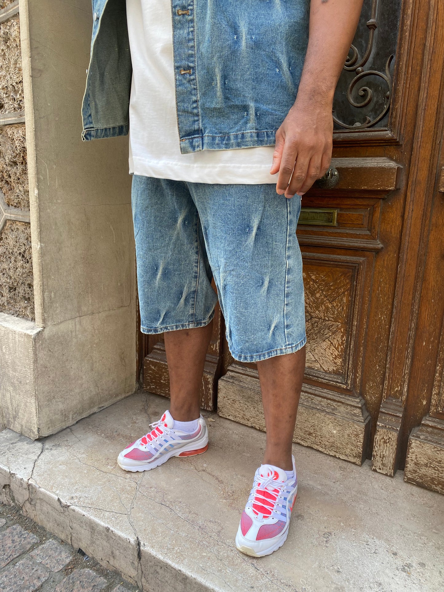 Ensemble en jeans bleu