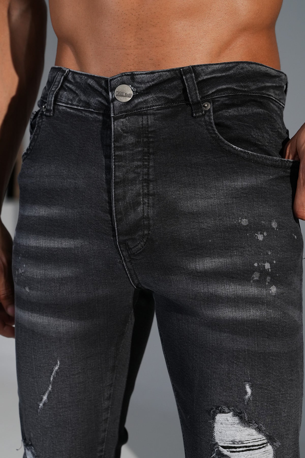 Jeans denim noir