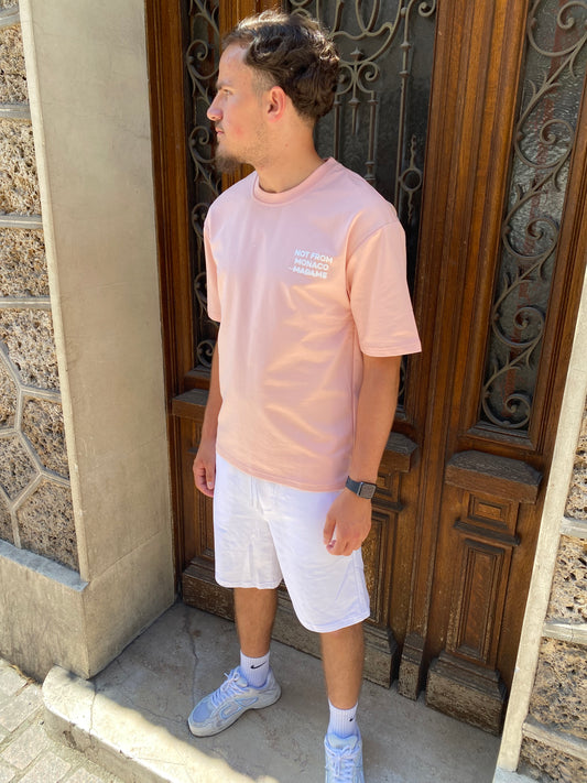 T-shirt Monaco saumon
