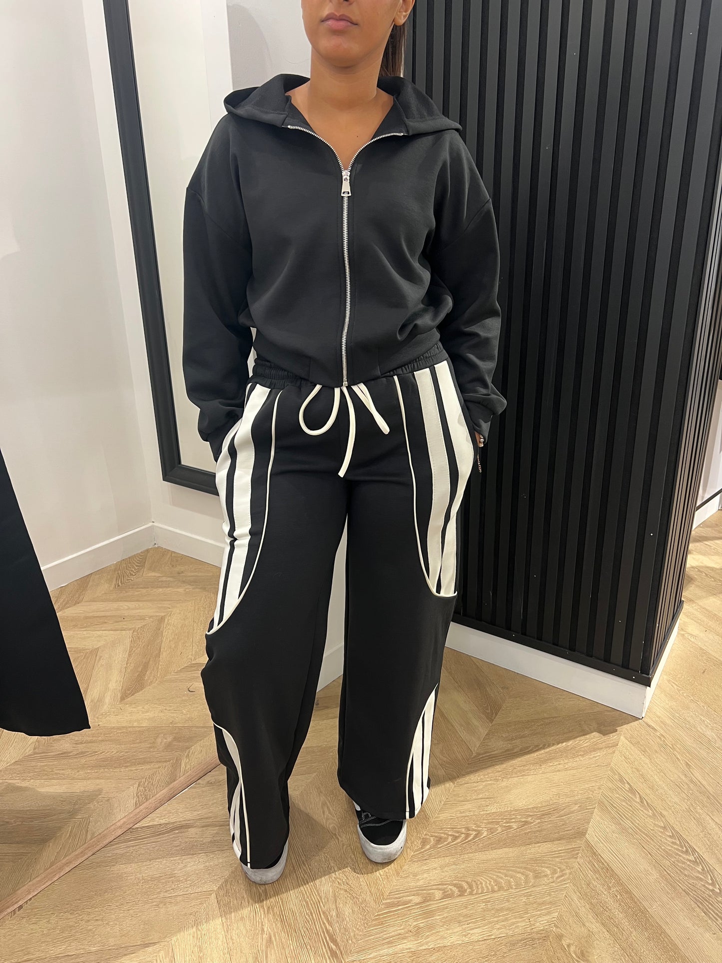 Ensemble noir 2 bandes