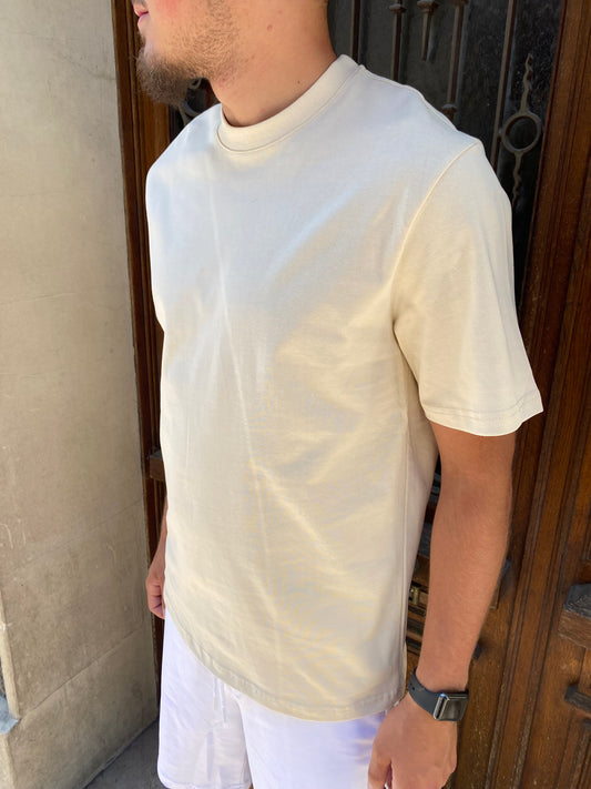 T-shirt simple beige