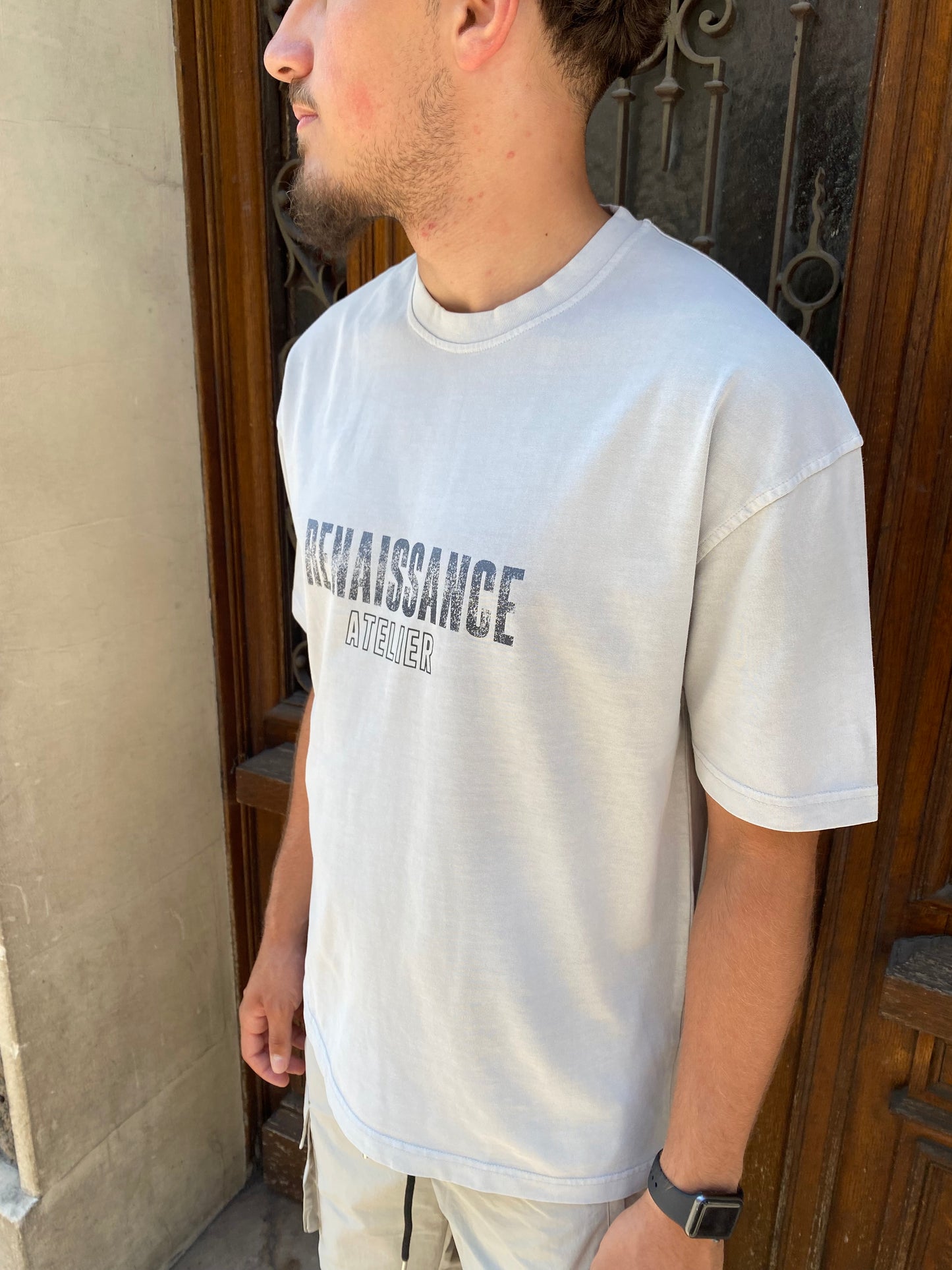 T-shirt renaissance gris