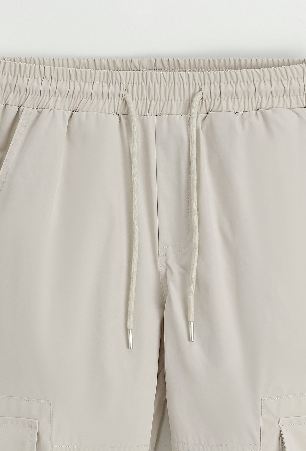 Cargo zippé beige