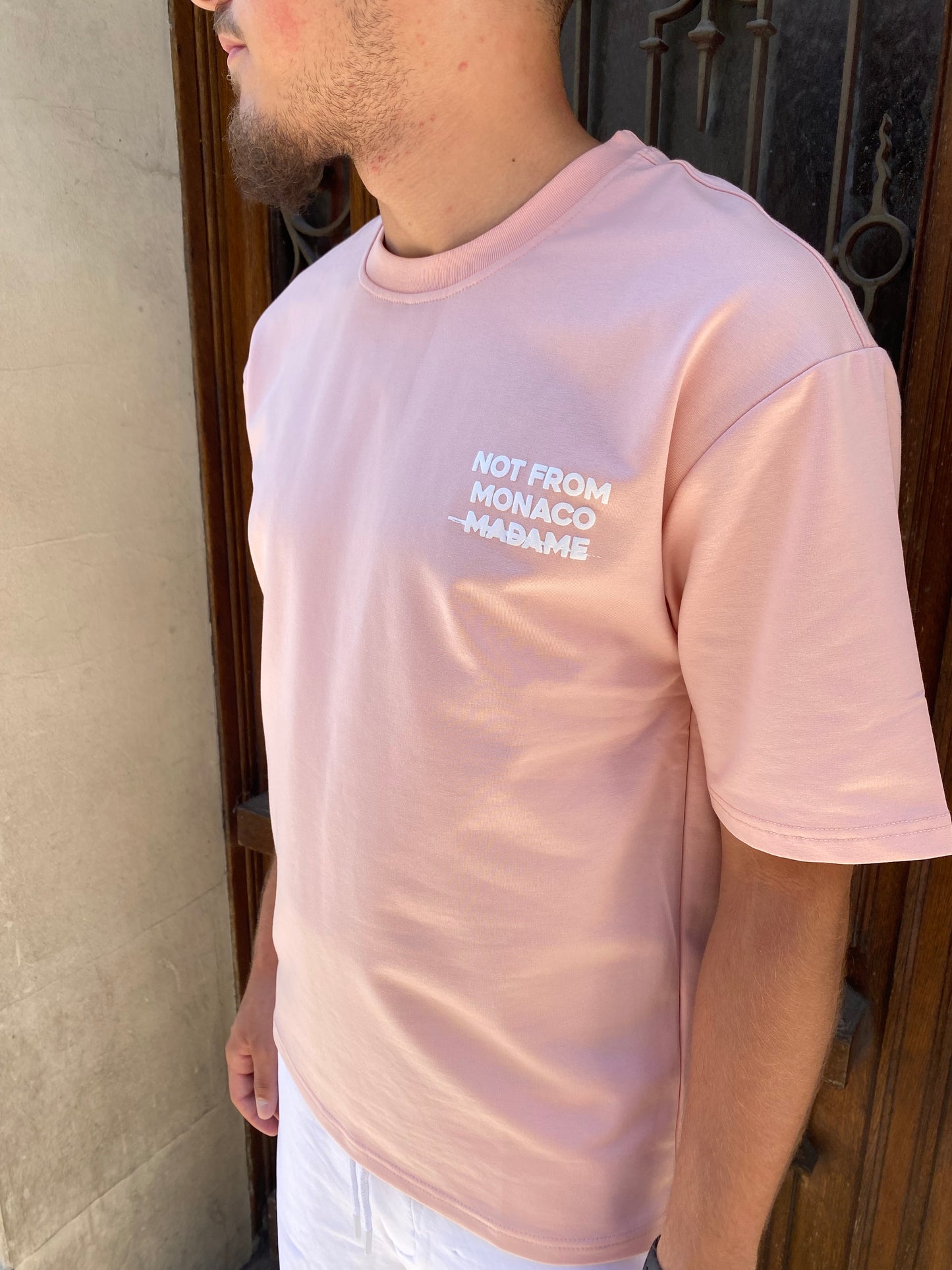 T-shirt Monaco saumon