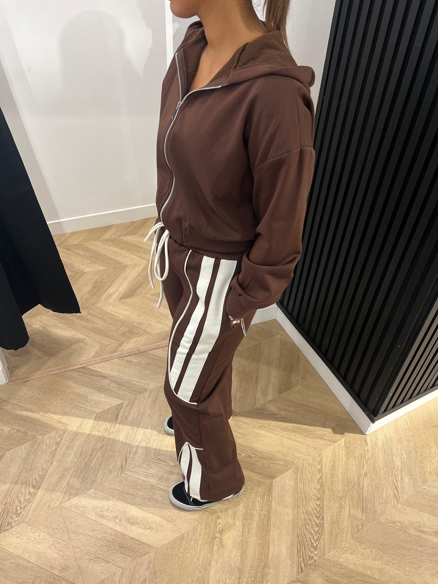 Ensemble marron 2 bandes