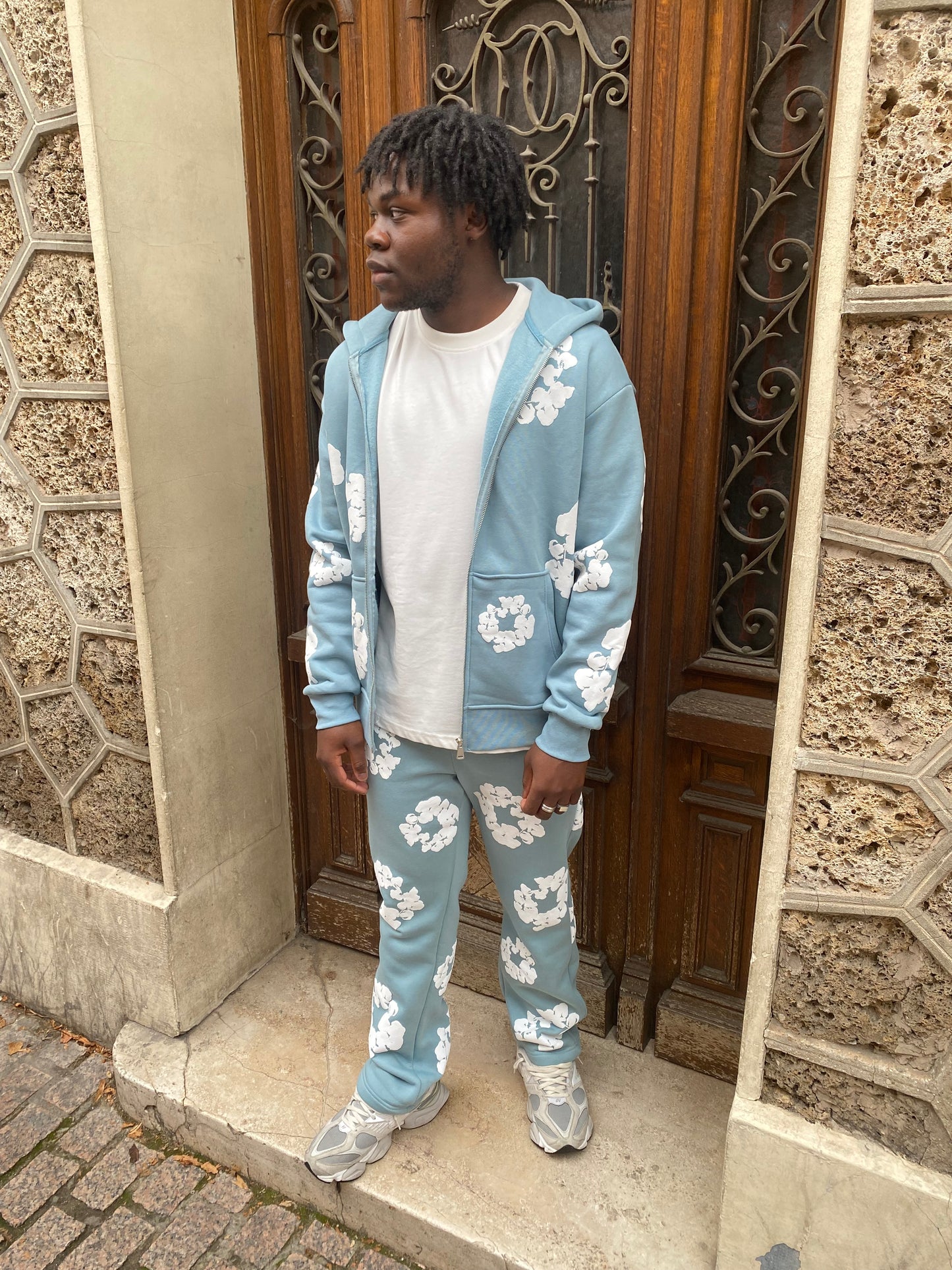 Ensemble bleu Flowers