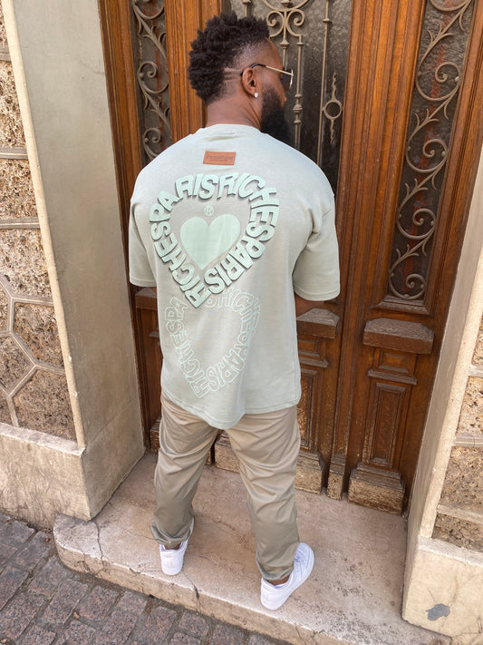 T-shirt Riches Paris coeur