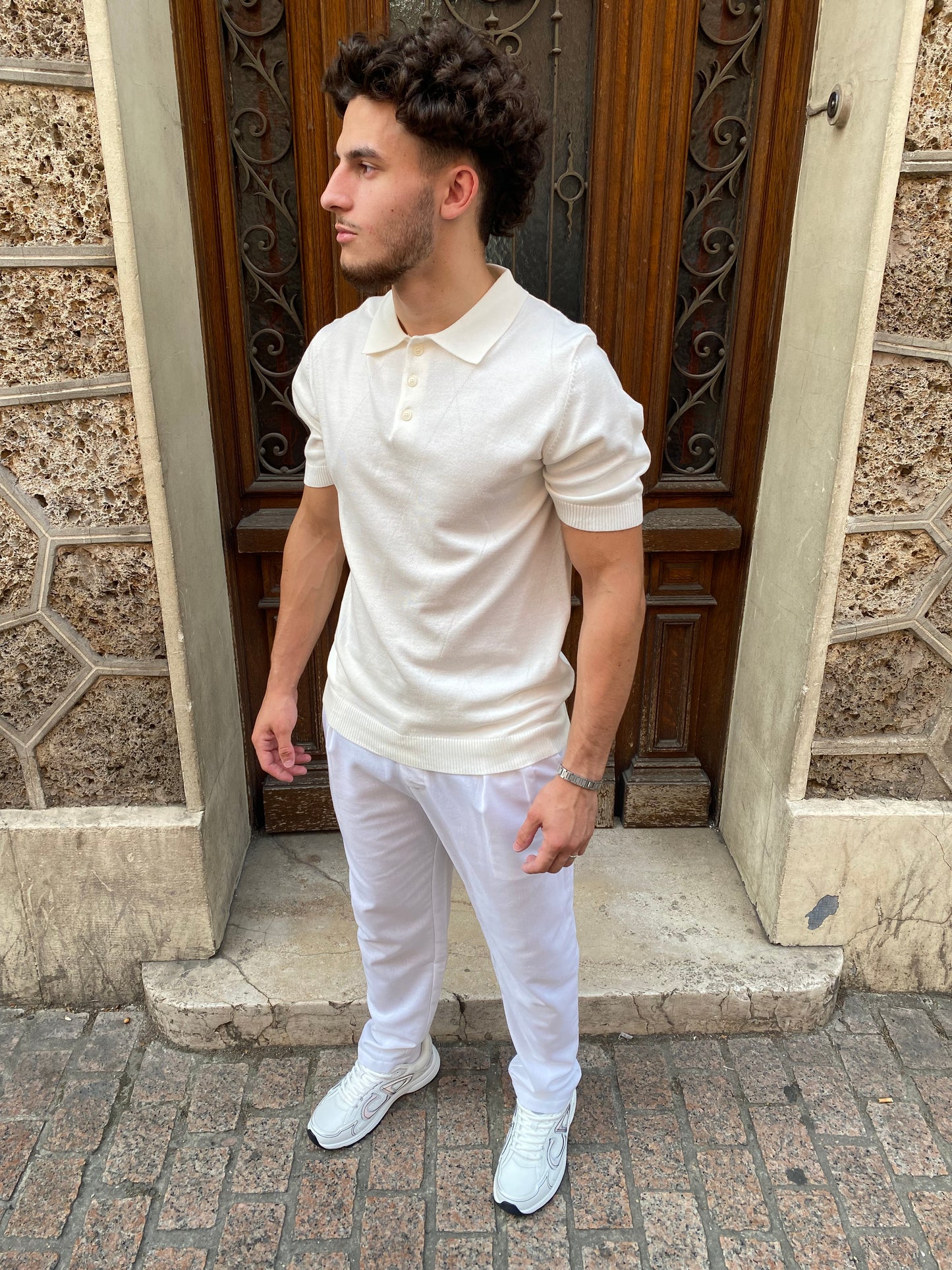 Pantalon en Lin blanc