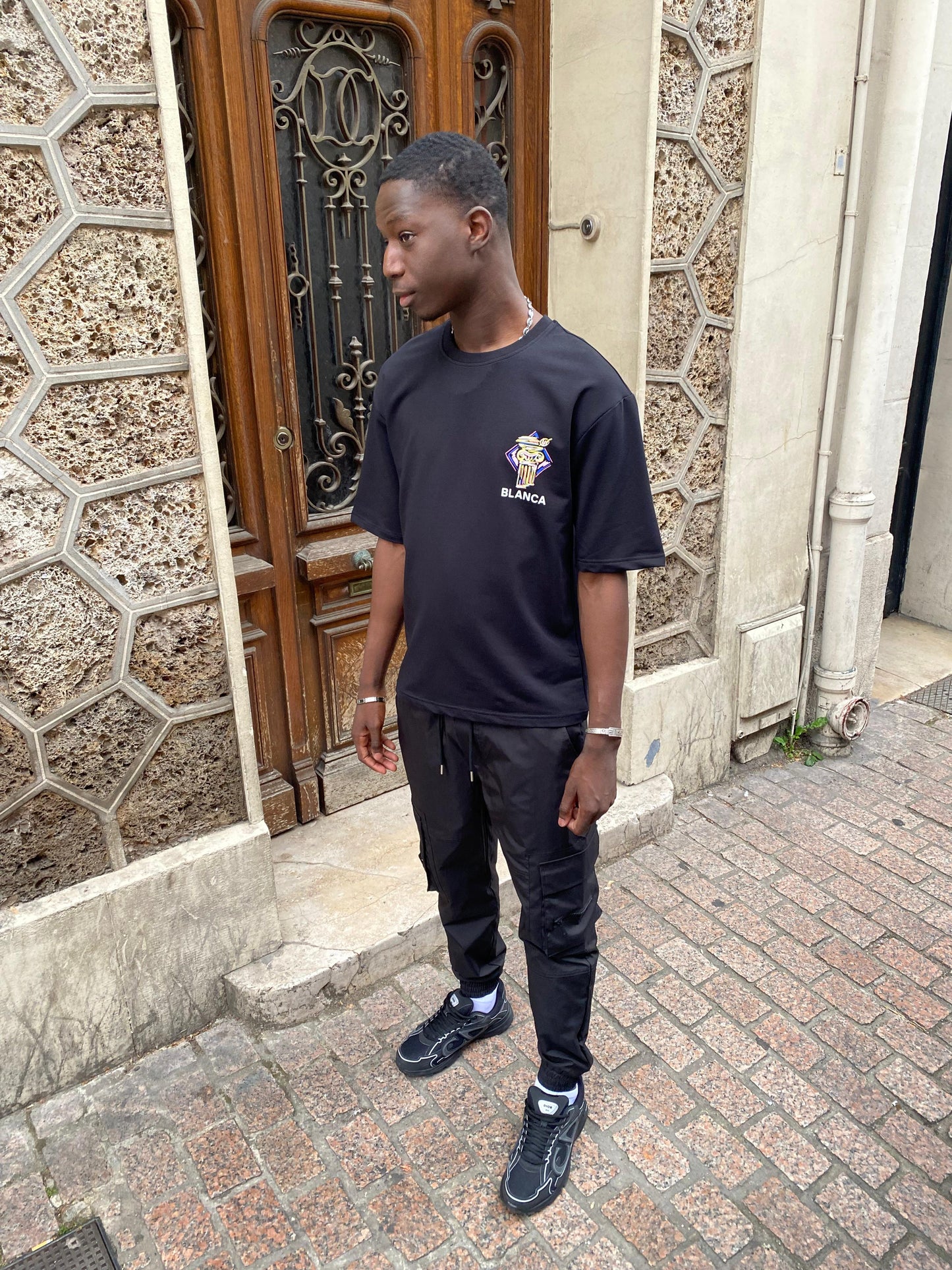 T-shirt Blanca noir