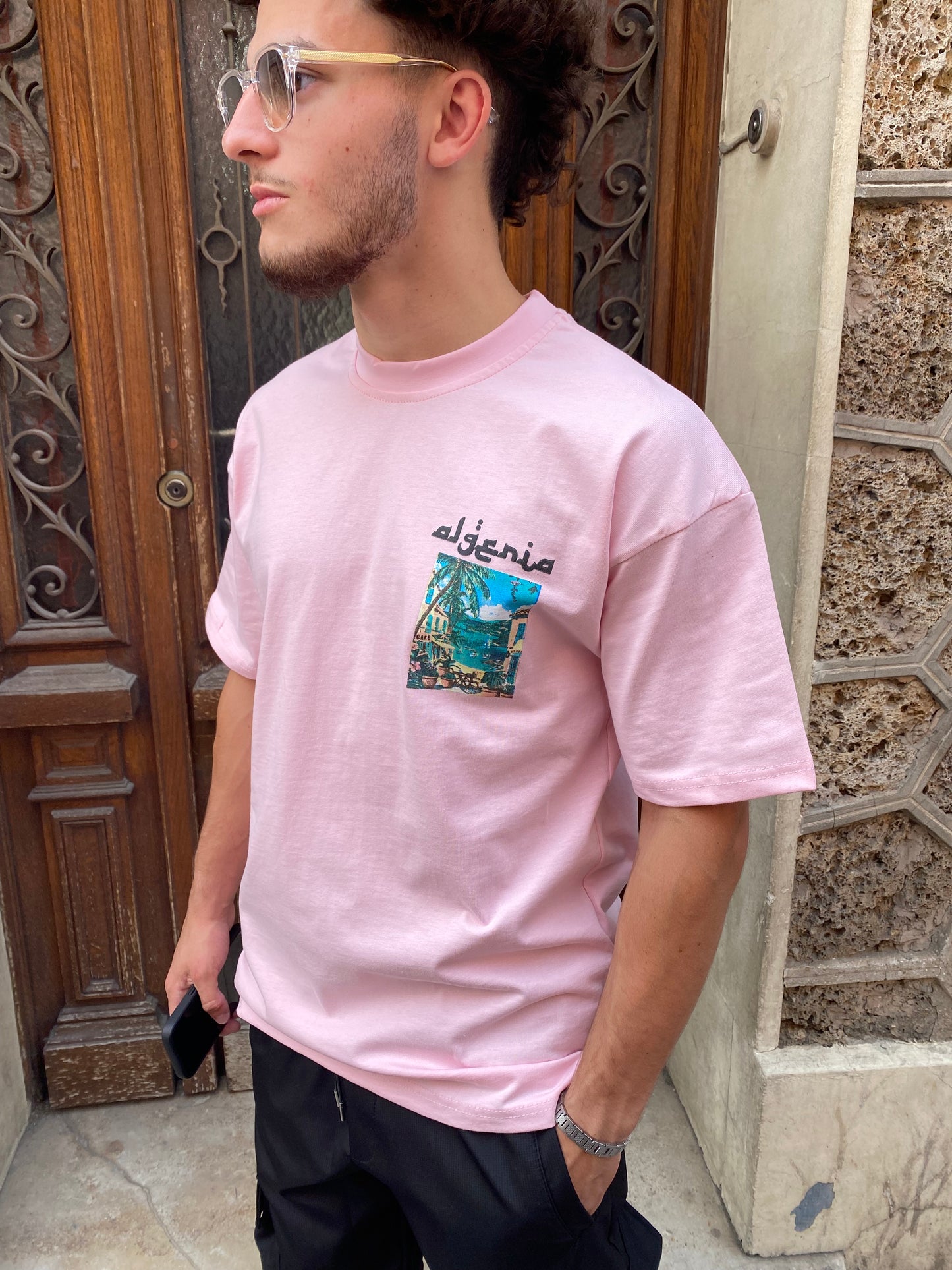 T-shirt Algeria rose