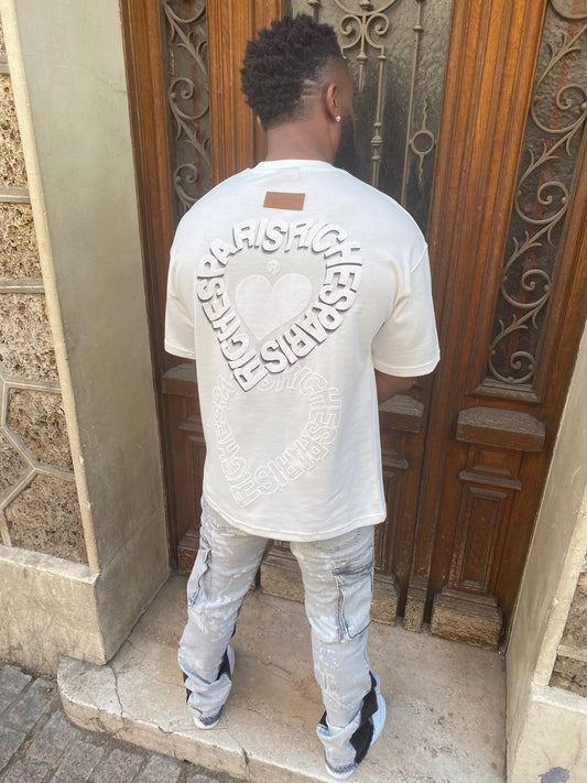 T-shirt Riches Paris blanc