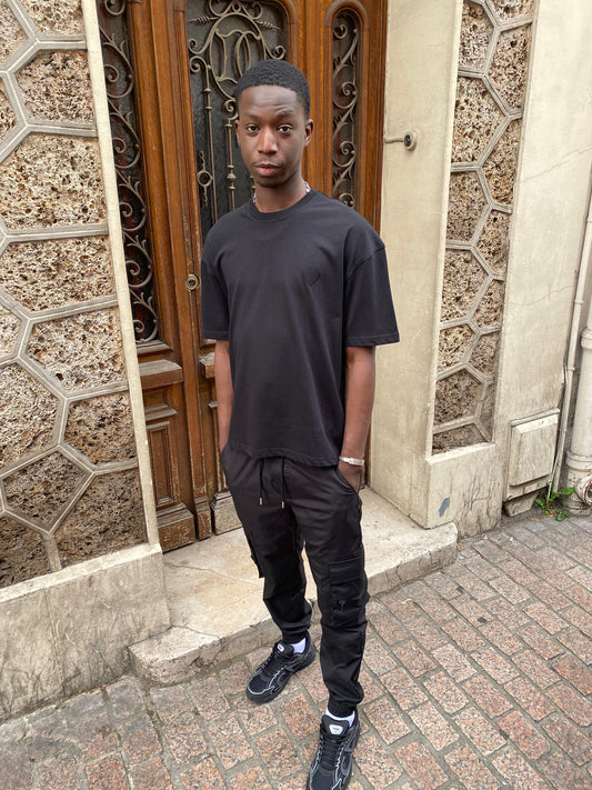 T-shirt noir Lovy