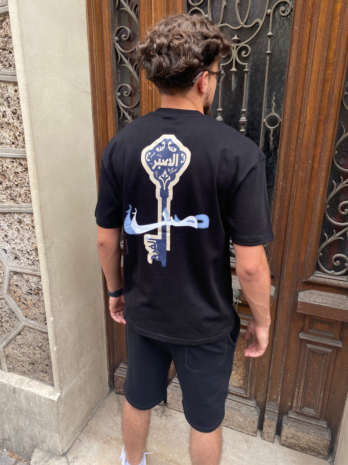 T-shirt Patience Noir