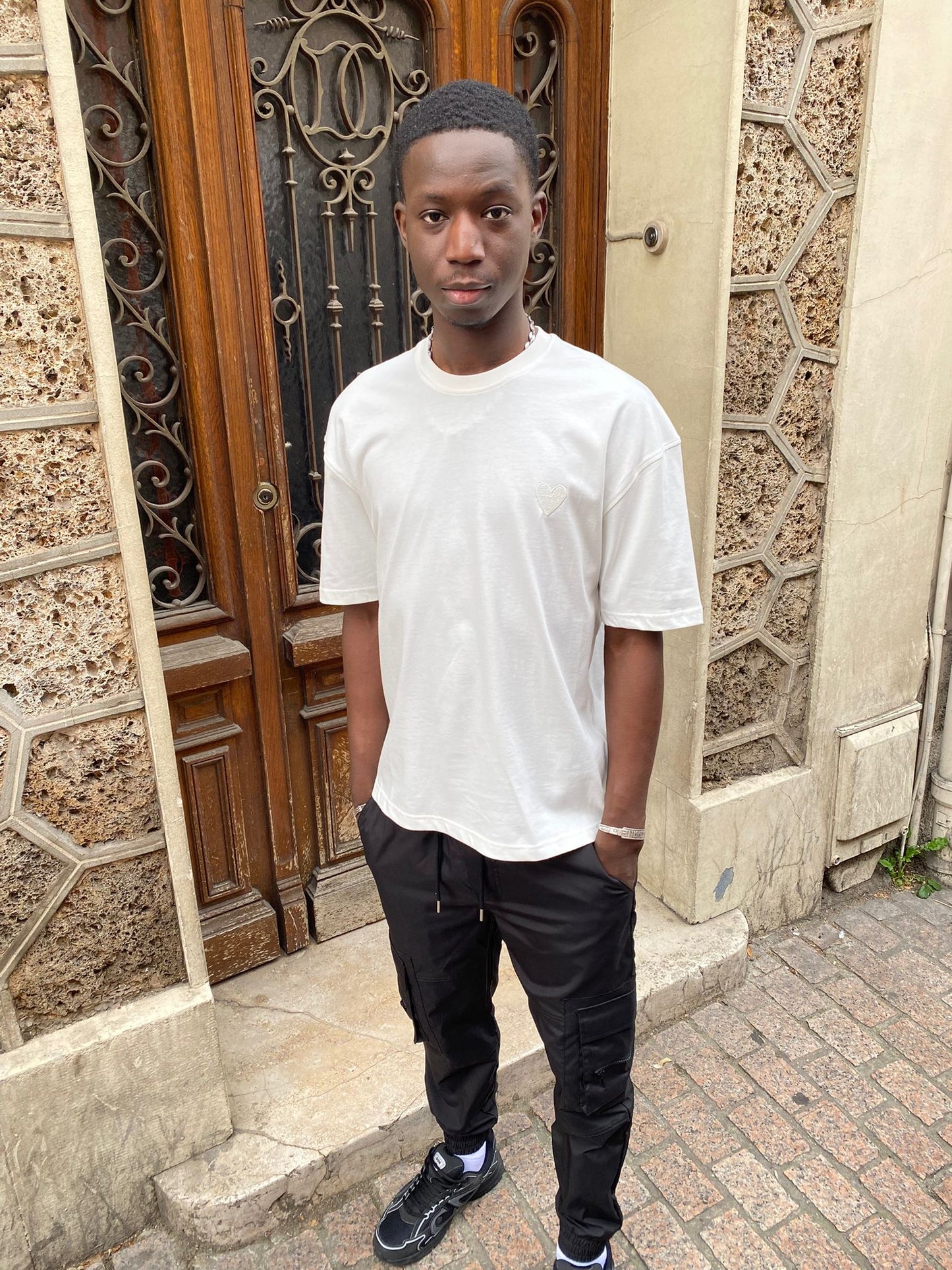 T-shirt blanc Lovy
