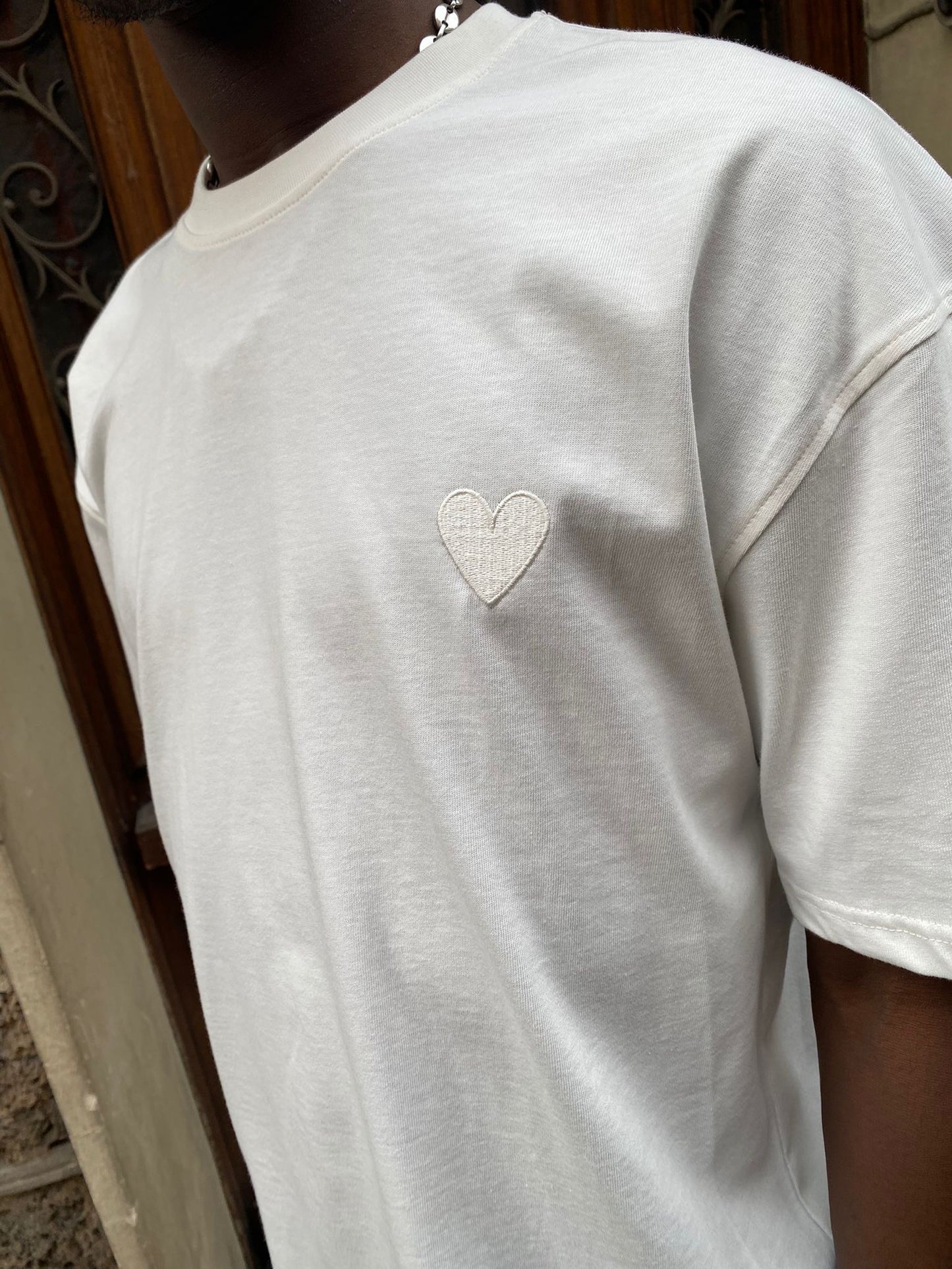 T-shirt blanc Lovy