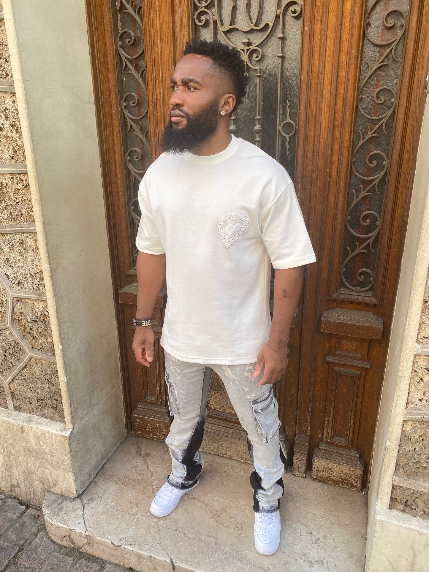 T-shirt Riches Paris blanc