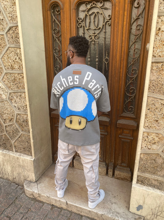 T-shirt Riches Paris gris