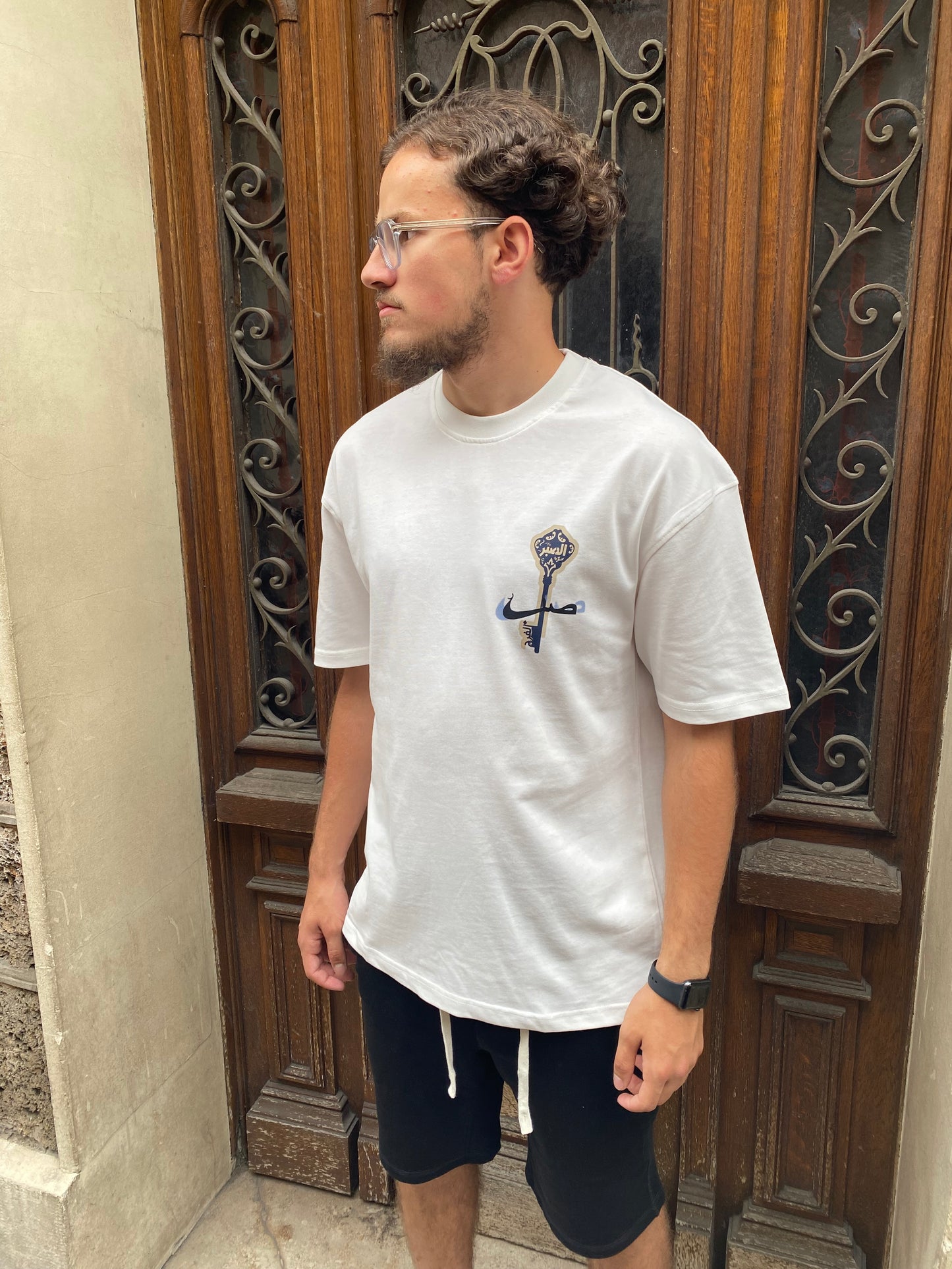T-shirt Patience blanc