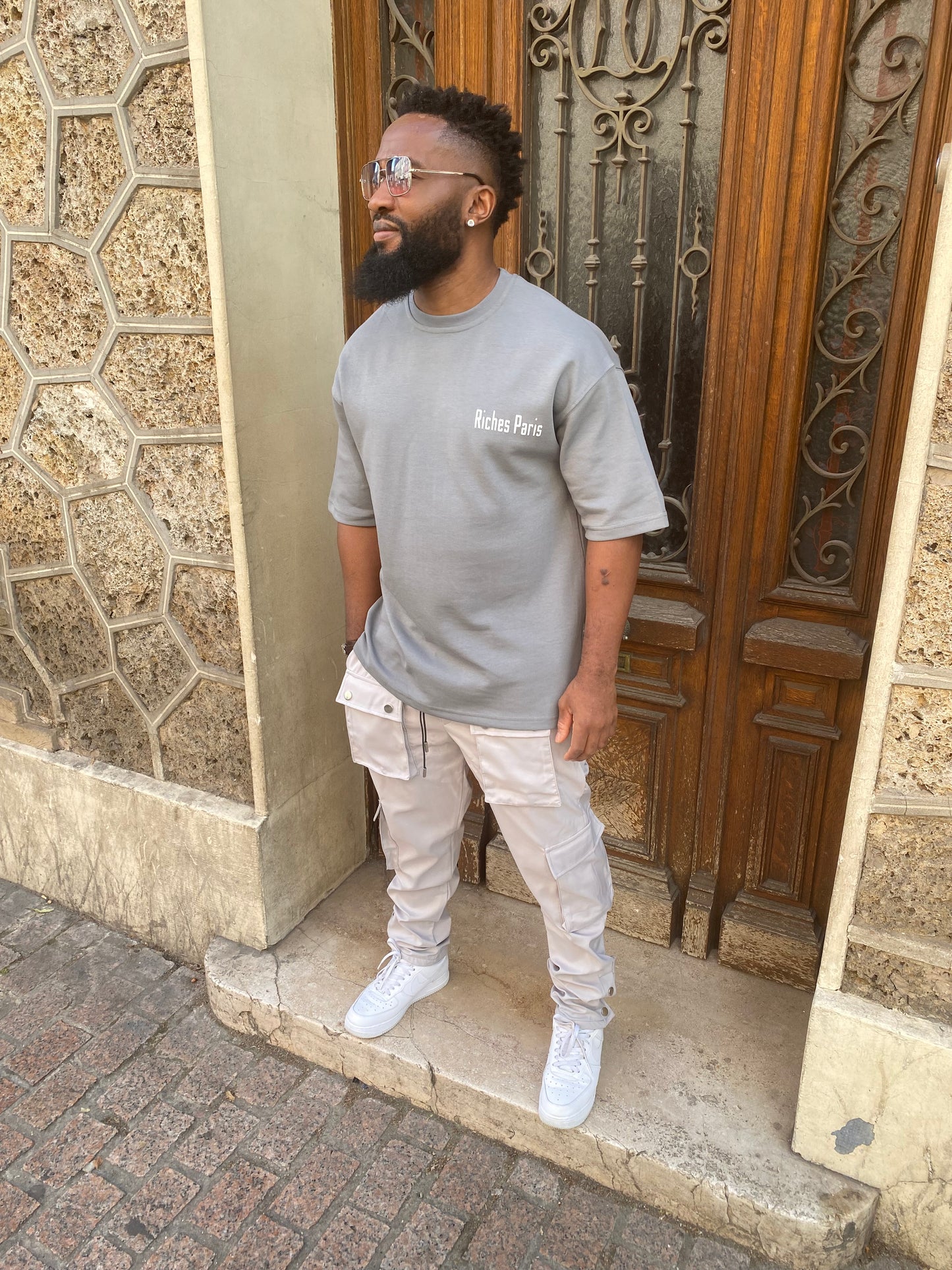 T-shirt Riches Paris gris