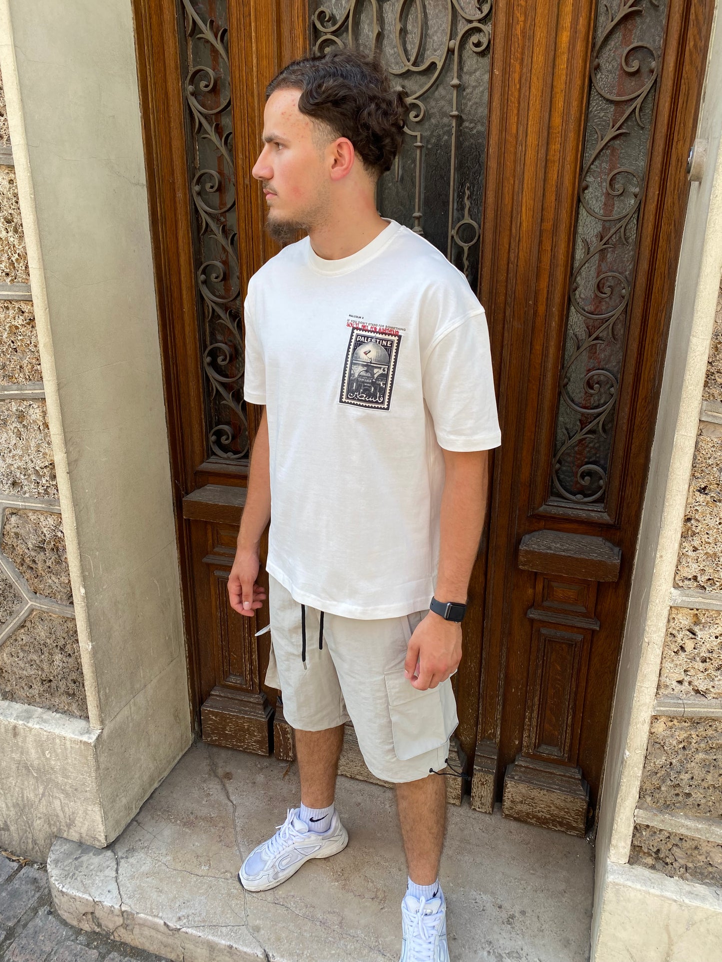 T-shirt Palestine full white