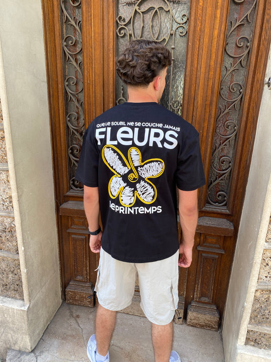 T-shirt soleil noir