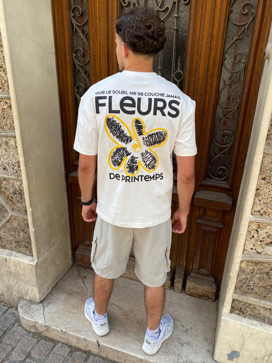 T-shirt soleil blanc